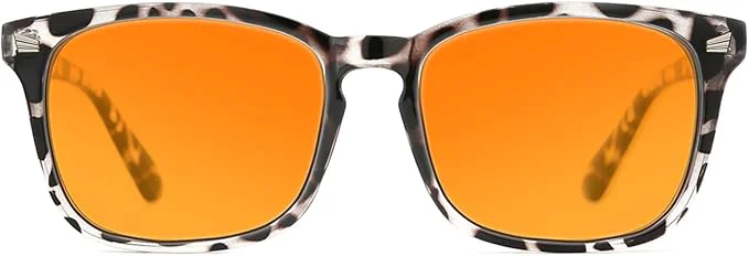 Long-Lasting TIJN Blue Light Blocking Glasses Dual AR Coatings Amber Orange Lens Eco-Friendly