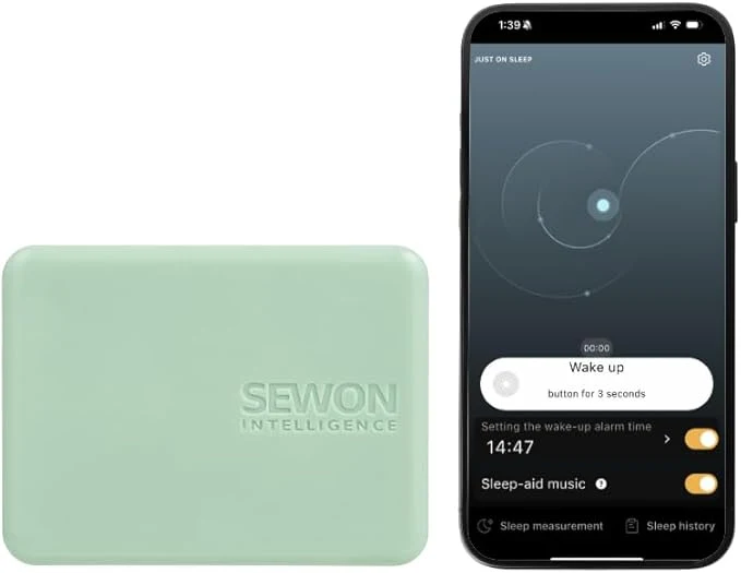 Responsible JUST ON Smart Sleep Tracker – Non-Wearable Sleep Monitor Enhanced