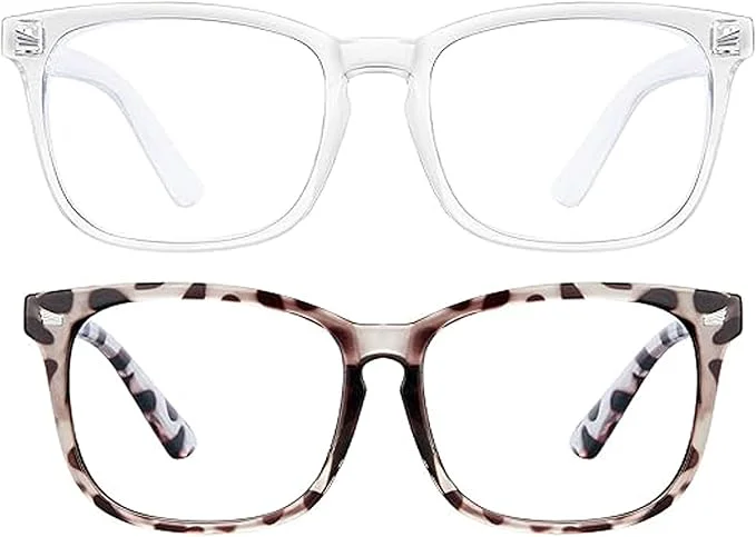 Clean hunsquer Blue Light Glasses for Woman Men Computer Blue Light Glasses Functional