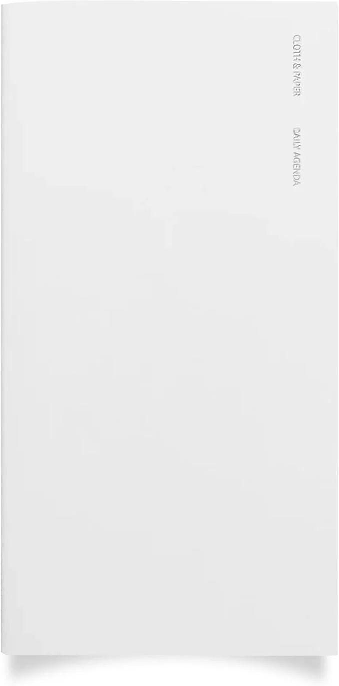 Official Cloth Paper Travel Notebook Daily Planner Agenda – Aspen A5 Slim Planner Trendy