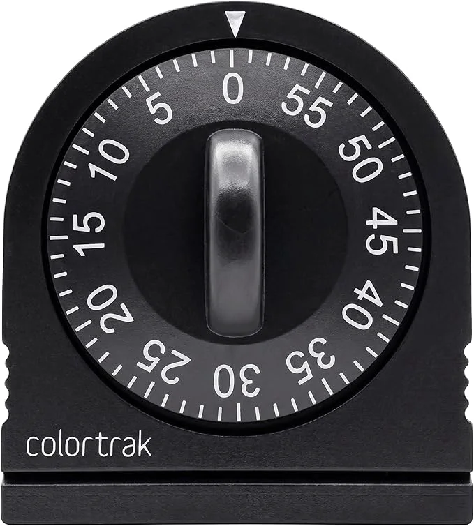 Comfortable 60 Minute Wind Up Timer Visual Mechanical Timer from 0 to 60 Minutes Advanced
