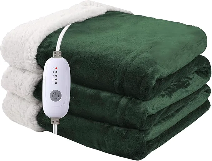 Environmentally Friendly Heated Blanket Electric Blanket Queen Size 84”x90” Modern
