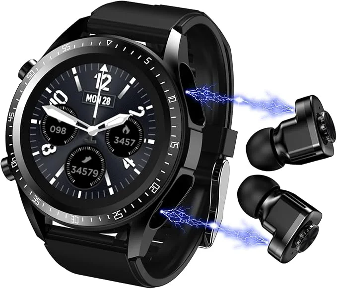 Casual Smart Watch with Earbuds 2 in 1 Bluetooth Smartwatch Original Design