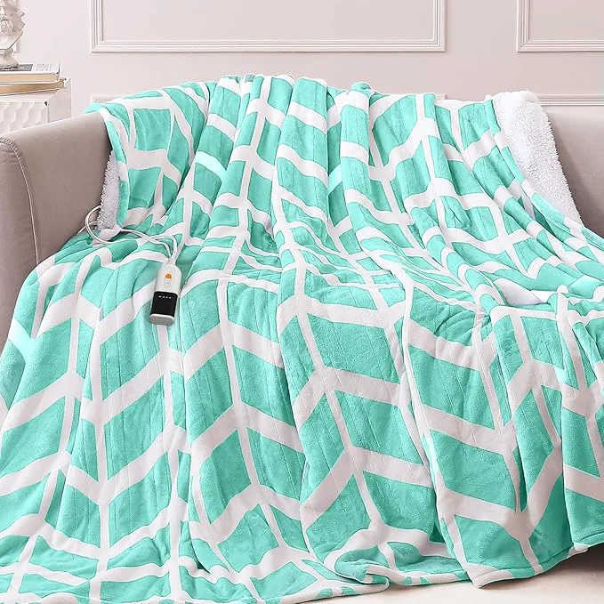Exclusive VENTIMI Electric Blanket Heated Throw Fast Heating Blankets Innovative