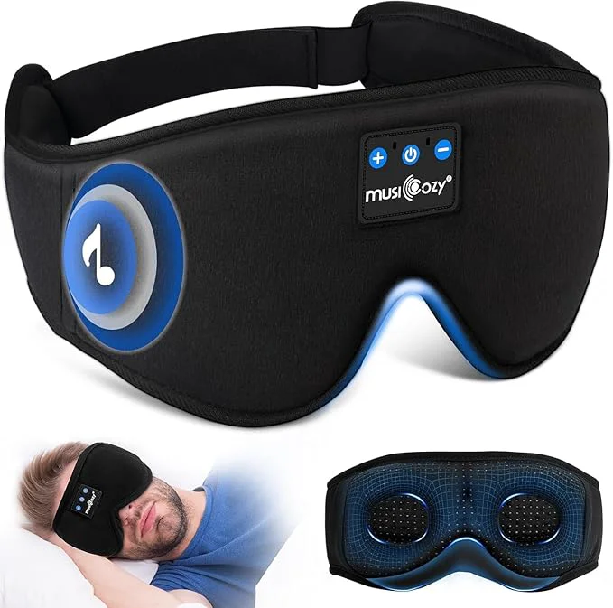 Excellent MUSICOZY Sleep Headphones Wireless Music Earbuds Earphones Pure