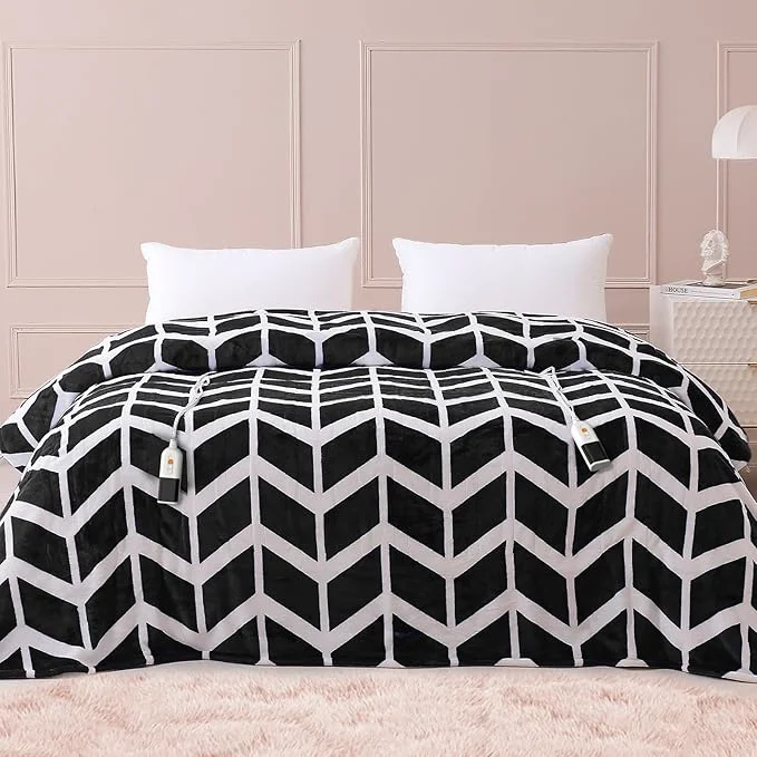 Authentic VENTIMI Electric Blanket Queen Size Fast Heating Blanket Eco-Friendly