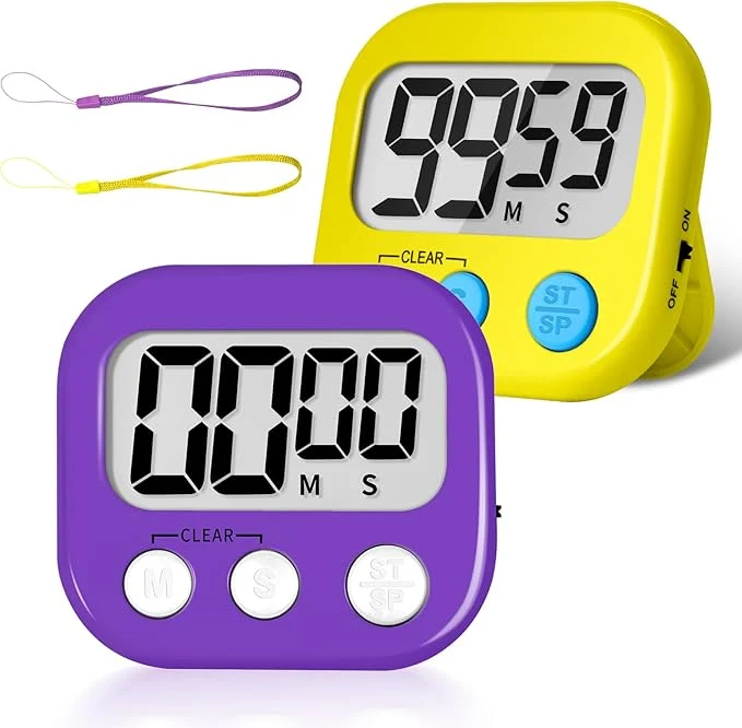 Pure ZILLEEN Classroom Timer for Kids Teachers 2 Pack Digital Timers Smart