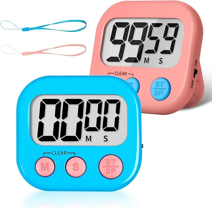 Elite ZILLEEN Classroom Timer for Kids Teachers 2 Pack Digital Timers Classic