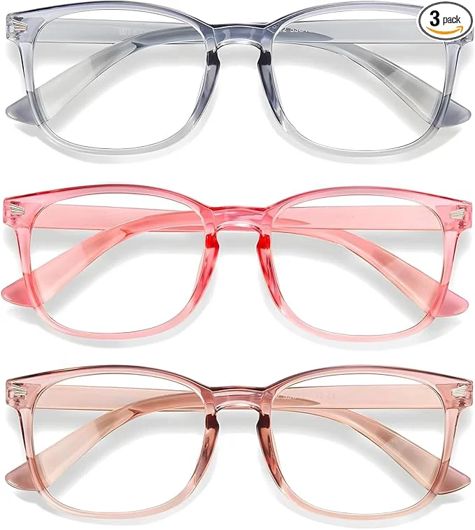 Versatile Blue Light Glasses for Woman Men 99 Blue Light Blocking Glasses for Computer Reusable
