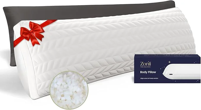 Crafted ZonLi Long Body Pillows for Adults Memory Foam Body Pillow Adjustable Practical