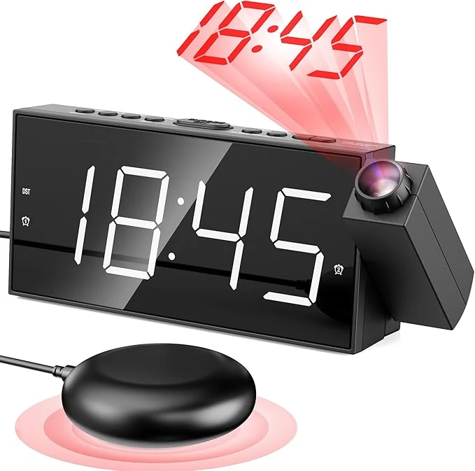 Stylish Projection Digital Alarm Clock Original Design