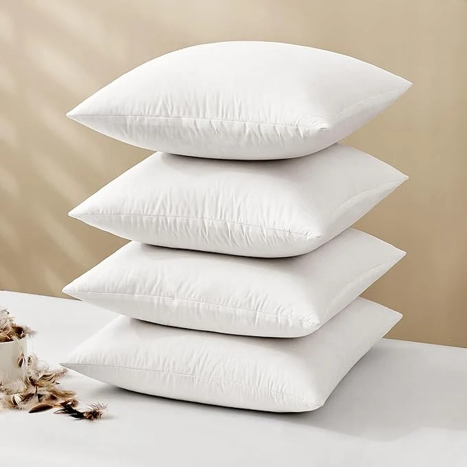 Clean MIULEE Pillow Inserts 22×22 Down Feather Throw Pillow Inserts Premium Fluffy Reusable