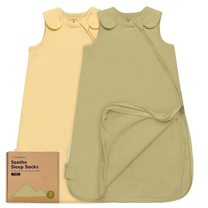 Enhanced 2-Pack Organic Baby Sleep Sacks Cotton Excellent