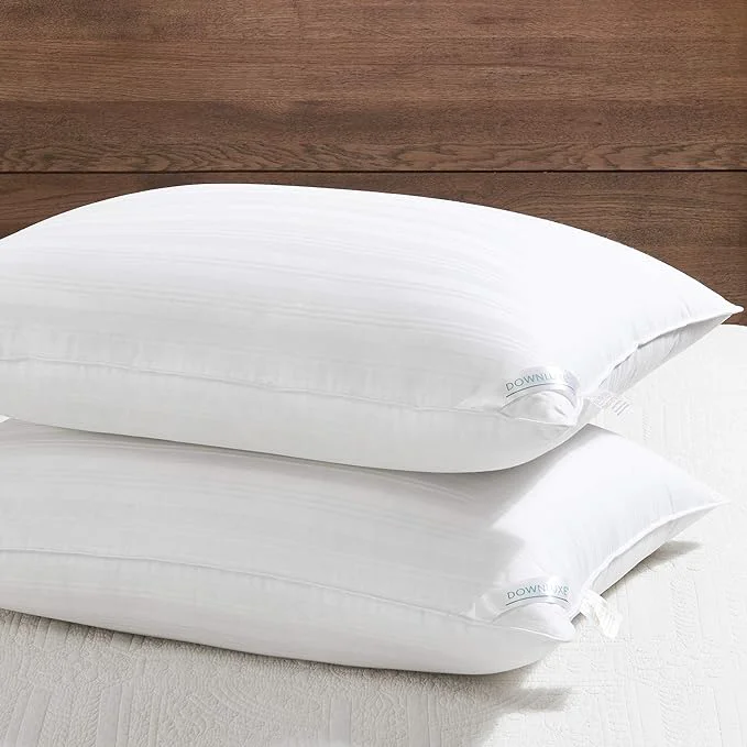 Comfortable downluxe Down Pillows King Size Set of 2 Powerful