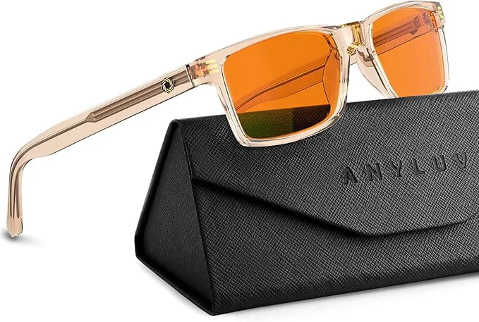 Excellent ANYLUV Blue Light Glasses Men Woman Eye Strain Relief Eye Protection Natural