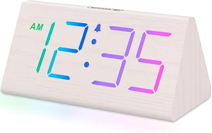 Next-Generation DreamSky Wooden Digital Alarm Clock Consistent