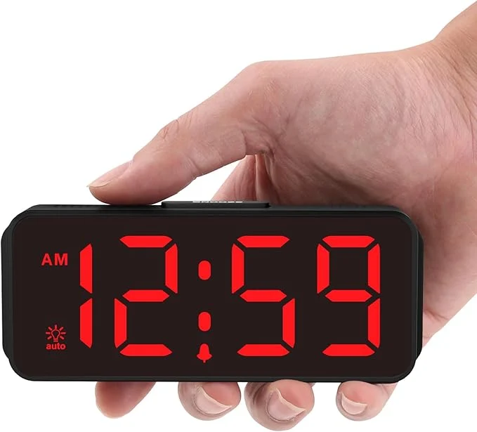 Clean Peakeep Small Battery Powered Digital Alarm Clocks Responsible