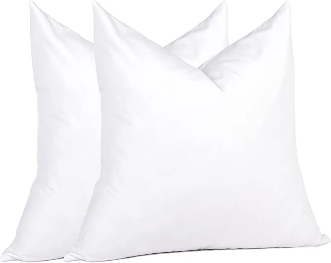 Exclusive puredown® 16×16 Feathers Down Pillow Inserts Bed Decor High-End