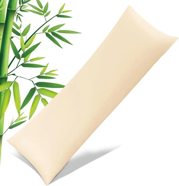Easy-to-Use Body Pillowcase with Zipper Cooling Viscose from Bamboo Zippered Pillowcases Excellent