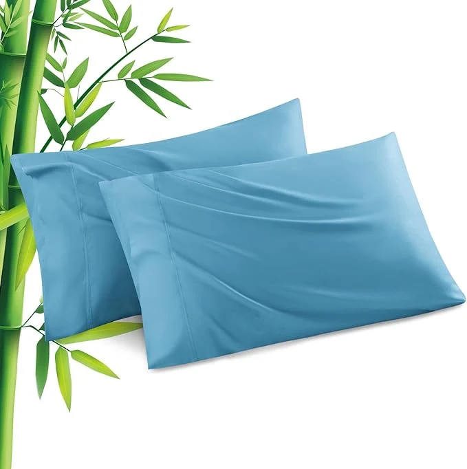 Specialty Pillowcases Standard Size 2 Pack Cooling Viscose from Bamboo Pillow Cases Fast