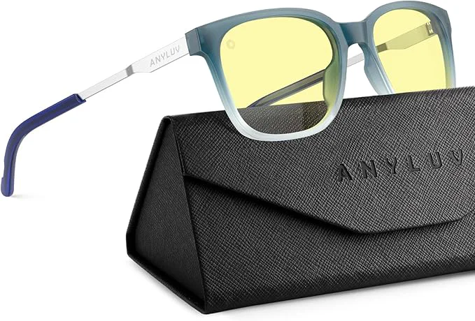 Selected ANYLUV Blue Light Glasses for Men Lightweight Computer Gaming Glasses Next-Generation