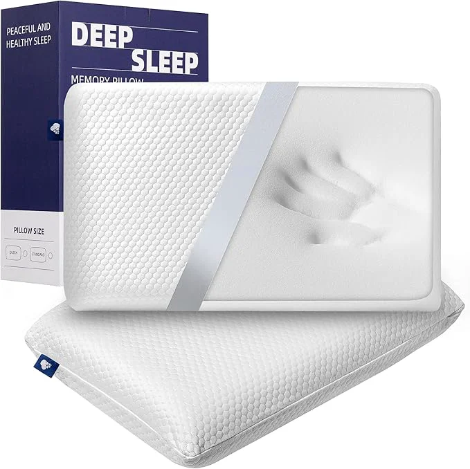 Expertly Made Cooling Memory Foam Bed Pillow Adaptive Pillows Sustainable