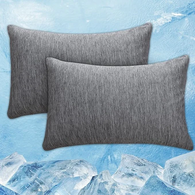 User-Friendly CHOSHOME Cooling Pillow Cases Zipper Pillow Covers Q-Max 0.45 Zippered Advanced