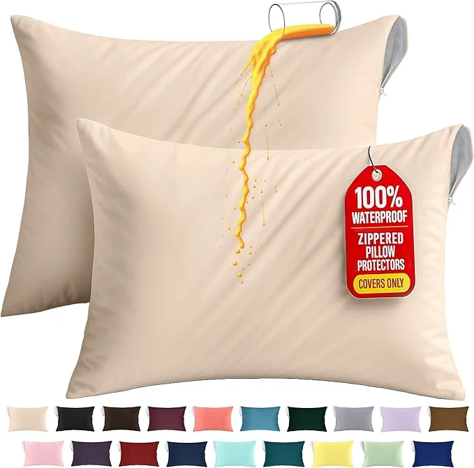 Classic Utopia Bedding Premium Waterproof Pillow Protectors High-Quality