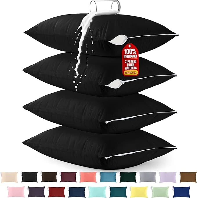 Original Utopia Bedding Premium Waterproof Pillow Protectors Convenient