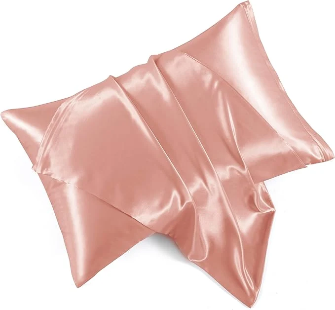 Professional Rose Gold Satin Pillowcases Premium
