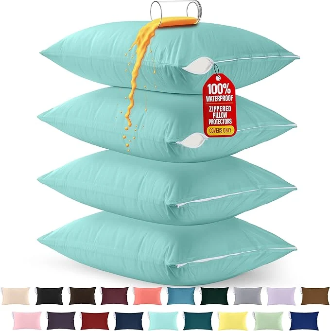 Exceptional Utopia Bedding Premium Waterproof Pillow Protectors Minimalist