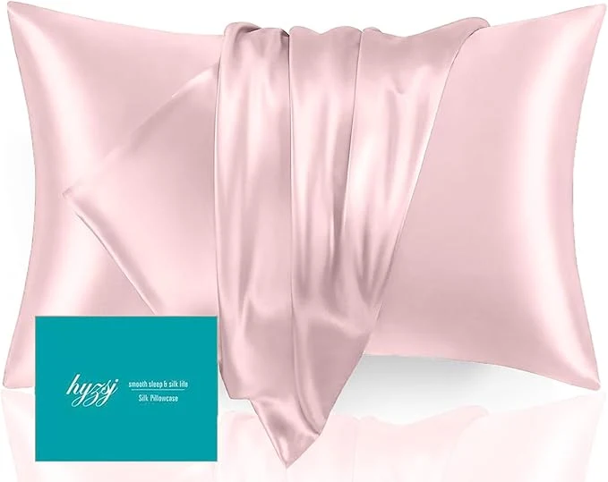 Premium Mulberry Silk Pillowcase for Hair and Skin Standard Size 20 X 26 Comfortable