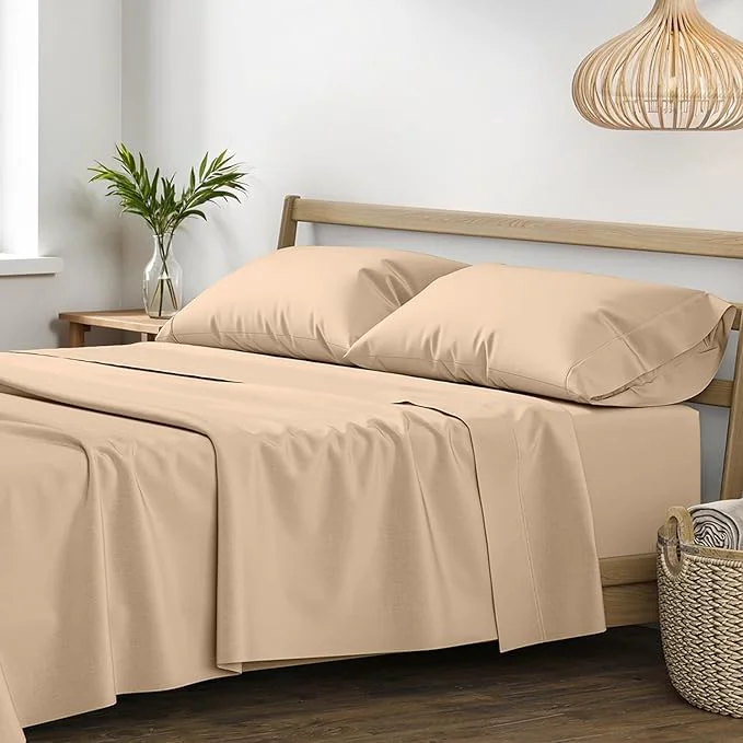 Refined XOOX Linen Egyptian Cotton Sheets King Size Fine Crafted