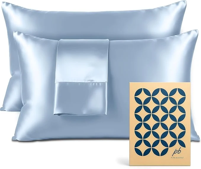 Flexible Pure Bedding Satin Pillowcase 2 Pack Optimized