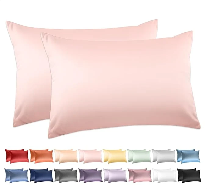 Genuine Cotton Standard Pillowcases Set of 2 Deep Dream 600 Thread Count Pillow Reliable