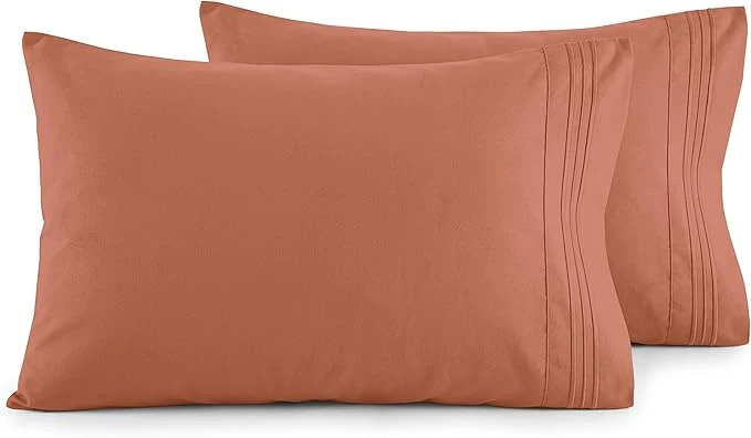 Trendy Elegant Comfort Luxury Ultra-Soft 2-Piece Pillowcase Set Flexible