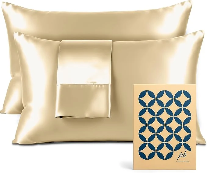 Elegant Pure Bedding Satin Pillowcase 2 Pack Outstanding