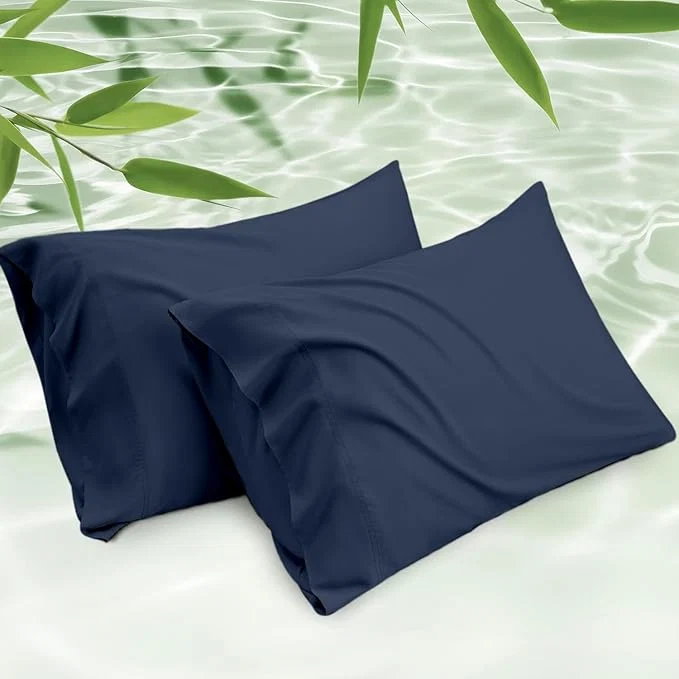 High-Quality Kamas Oversized Bamboo Pillowcase Set of 2 Naturally Grown Ultra Soft