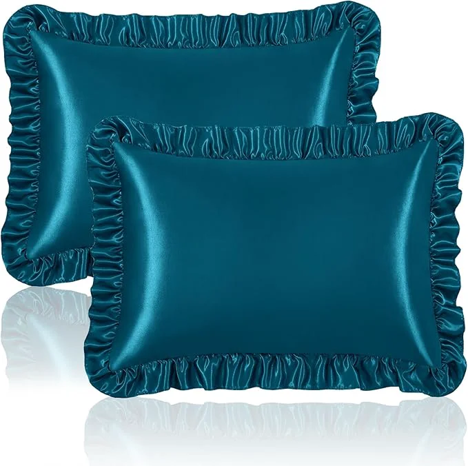 Selected Homiest Ruffle Satin Pillowcase Safe