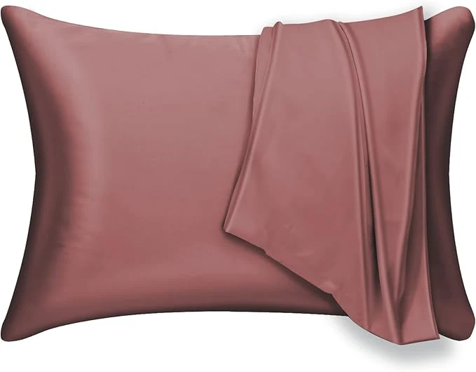 Solid Mulberry Silk Pillowcase 2 Pack High-End