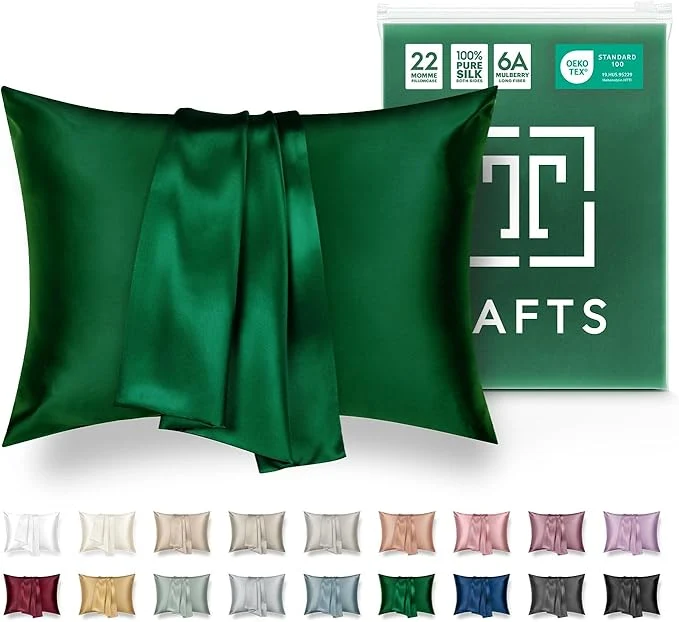Flexible Tafts Silk Pillow Cases – 22mm Pure Mulberry 6A Silk Pillowcase User-Friendly