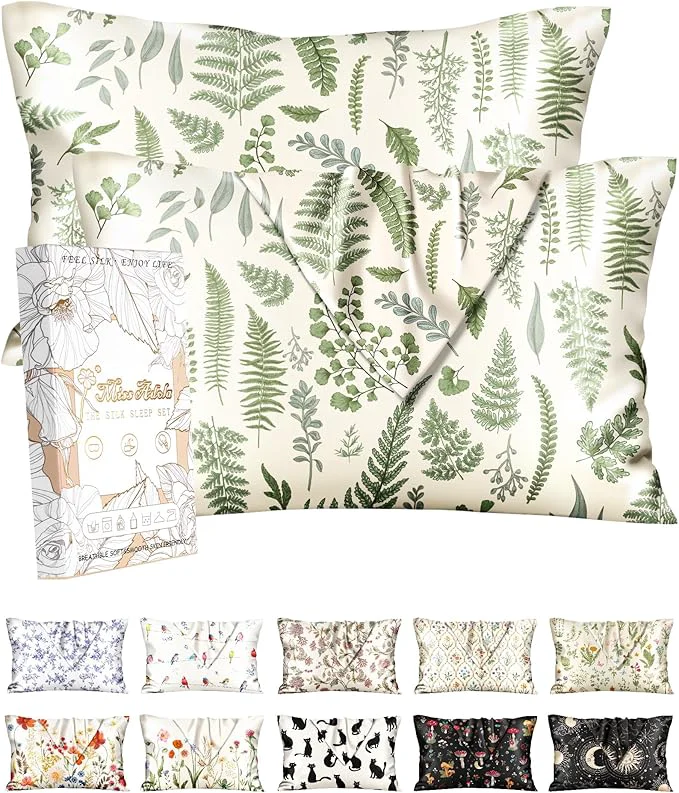 Effective Miss Adola 2 Pack Silk Pillowcase Breathable