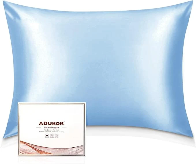Enhanced Adubor Mulberry Silk Pillowcase Minimalist
