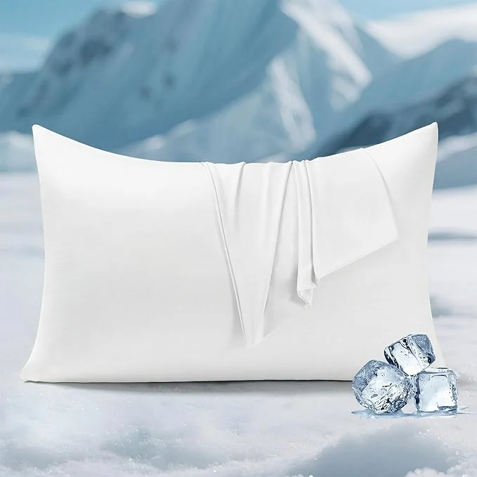 Quality Elegear Cooling Pillow Cases for Hot Sleepers Soft Silky Pillowcases for Hair Practical