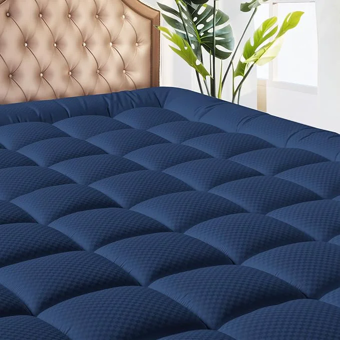 Durable MATBEBY Full Size Mattress Pad Natural