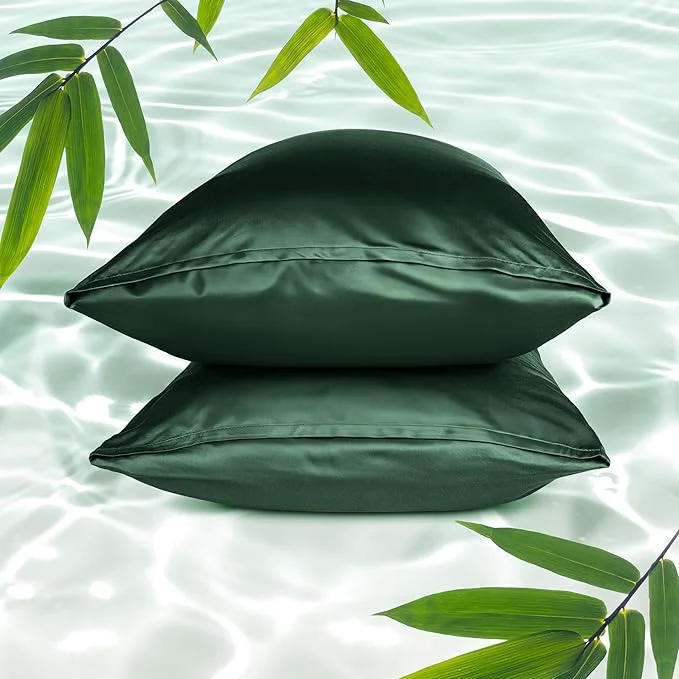 Innovative Bare Home Rayon Made from Bamboo Luxury Standard Size Set of 2 Cooling Unique