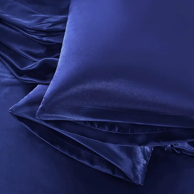 Exceptional Aormenzy Satin Pillow Cases for Women King Size Set of 2 Fade Resistant First-Class