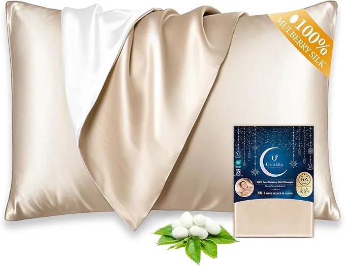 Unique Utukky Mulberry Silk Pillowcase 22 Momme Traditional