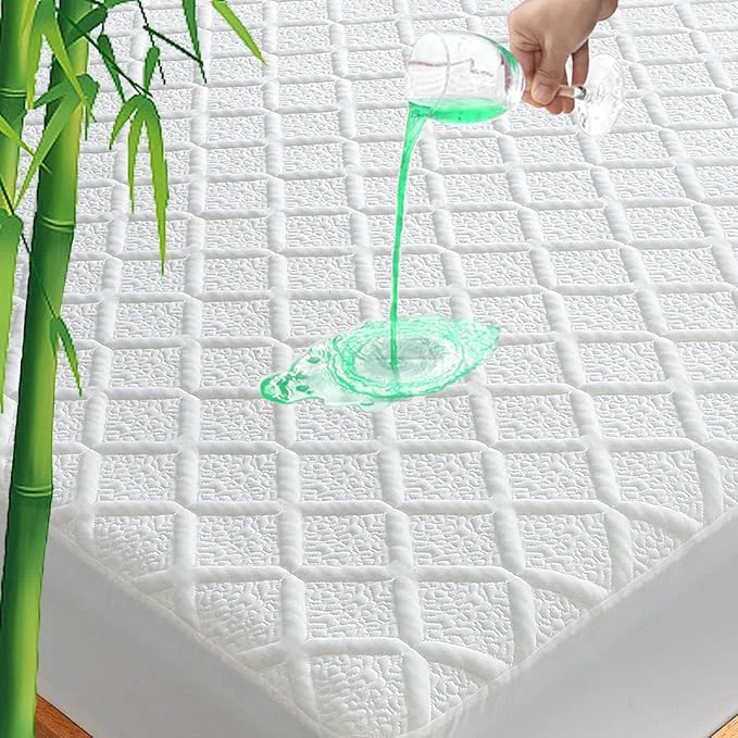 Fine Crafted UNILIBRA Queen Size Waterproof Mattress Protector 3D Air Rayon Made from Easy-to-Use