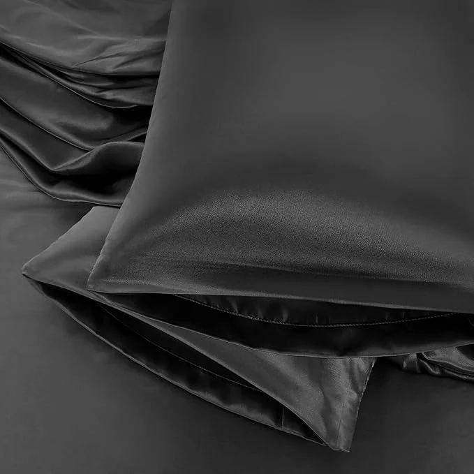 Innovative Aormenzy Satin Pillow Cases for Women Queen Size Set of 2 Fade Resistant Consistent